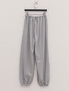 BASERANGE France elastic waist loose sports cotton casual pants BAS-FRAP-RC-SU25-BSL WHITESTONE BLUE